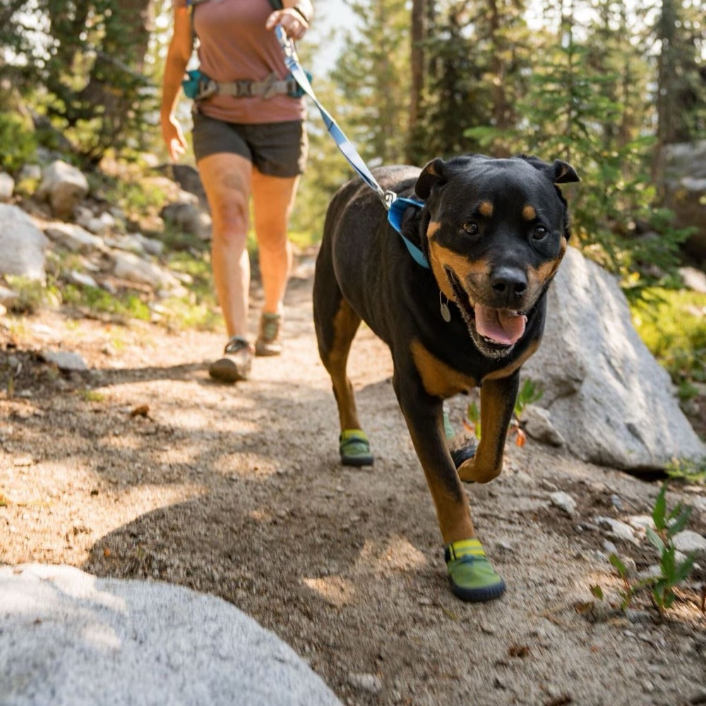 Ruffwear Hi & Light Trail Dog Shoes, River Rock Green 1.5” - Picture 4 of 7